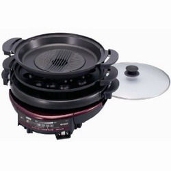 TIGER タイガー これ1台 グリルなべ CQD-A120-TB