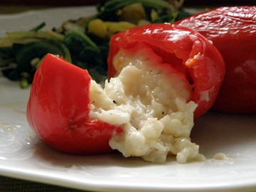 poivron farci a la sauce bechamel2