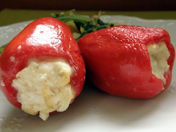 poivron farci a la sauce bechamel1