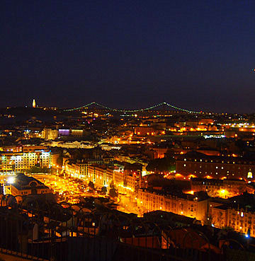 lisbonne la nuit