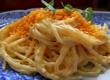 spaguetti au poutargue