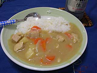 ホワイトカレー(盛り付け)