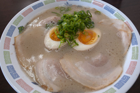 ふくの家 チャーシュー麺+煮玉子トッピング