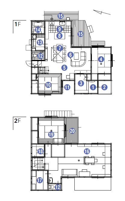 斎藤邸平面図画像