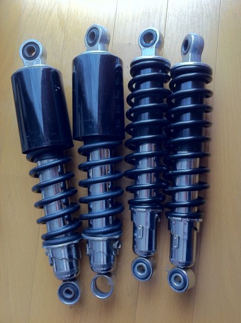 250TR W650のリアサス流用1 : 250TRider's Blog