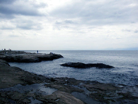 江ノ島 海 岩