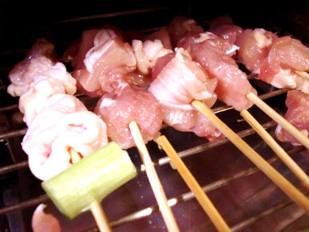 魚焼きグリルで焼き鳥 生