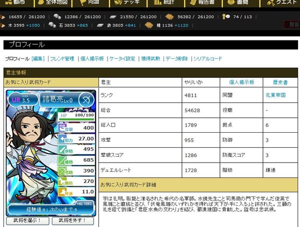 三国プロフ