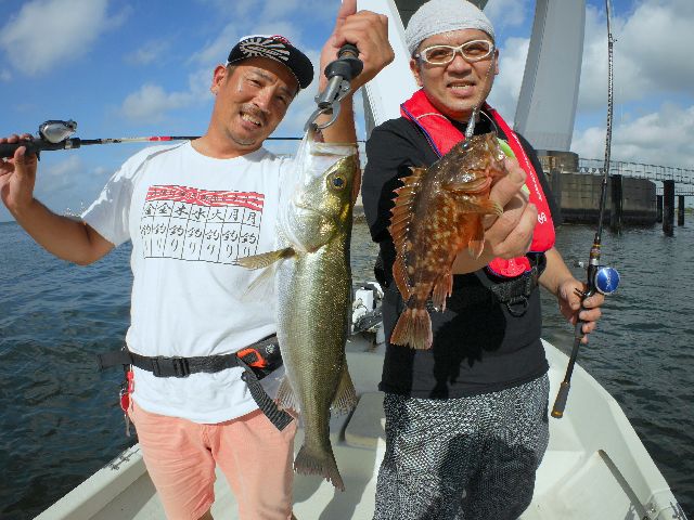 名古屋港 根魚 クロソイ シーバス