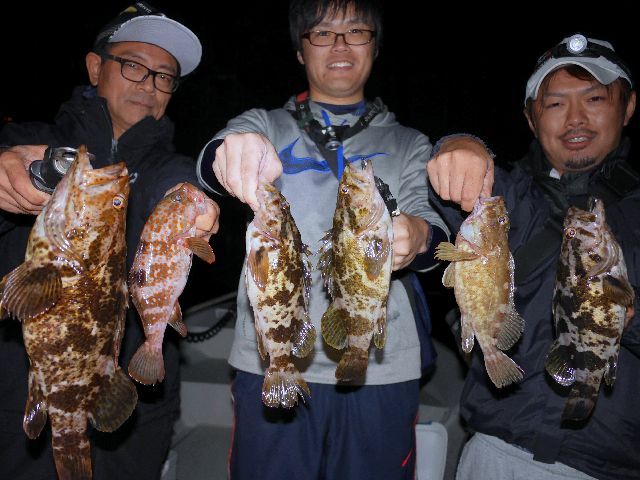 名古屋港 タケノコメバル キジハタ 根魚