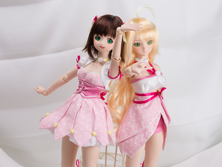 ザ☆ワイルドストロベリー・ドレス 美希用&春香用 : 自由な色で広げたい