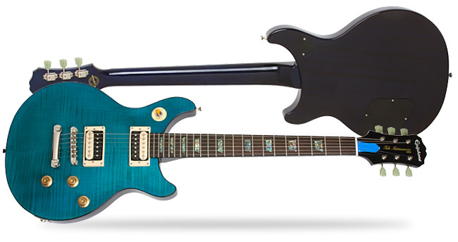 telerinの部屋 epiphone takmatsumoto dc standard aquablue