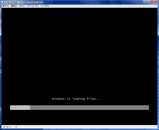 Windows 7 をインストール開始する
