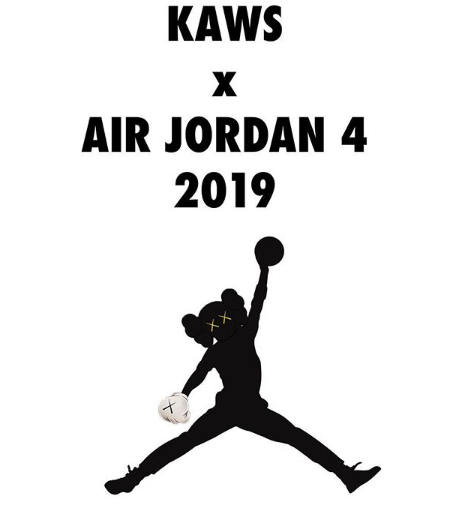 jordan 4 kaws 2019
