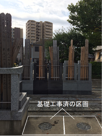 墓地の基礎