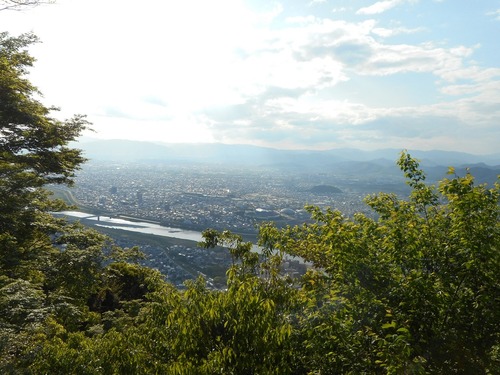 岐阜城から長良川