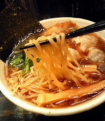 ラーメン 百舌鳥@上星川 雲呑麺 麺
