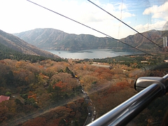 箱根ロープウェイ車窓から