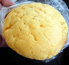 ヤマグチ製菓舗 西芝店 銚子のメロンパン中身