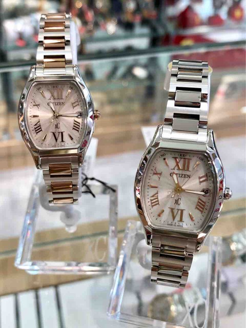 CITIZEN Xc エコドライブ電波 ティタニア ES8154-55W ＊ CITIZEN Xc