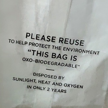 OXO-BIODEGRADABLE bag 2