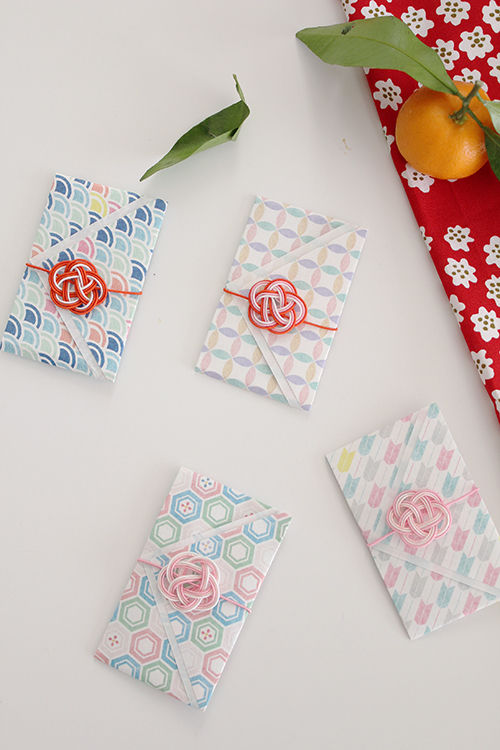 折り紙 水引を使った存在感のあるポチ袋を簡単手作り Thankyou Works Blog