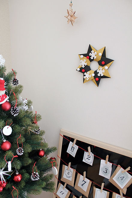 折り紙でおしゃれなクリスマスリースを作る Thankyou Works Blog