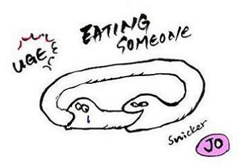 eating someone