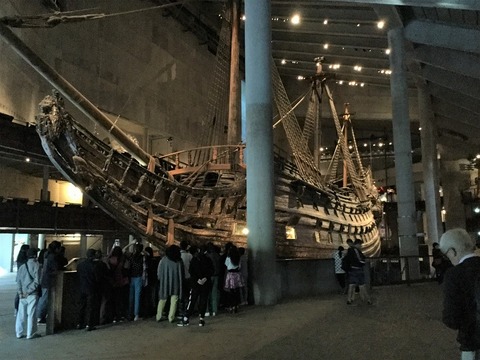 博物館内のVASA