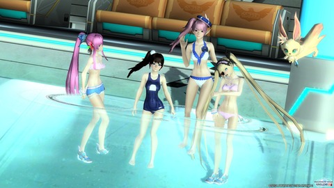 みんなで水着で♪