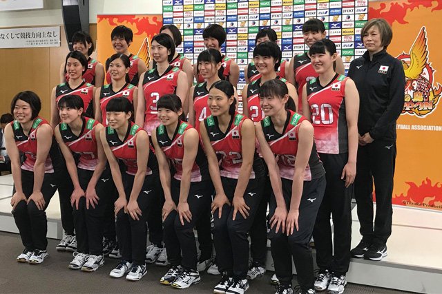 ２０１８年全日本女子バレーボールチーム 記者会見 ネーションズリーグ 登録メンバー発表 全日本女子バレーボールの今日 そして明日 東京オリンピック編