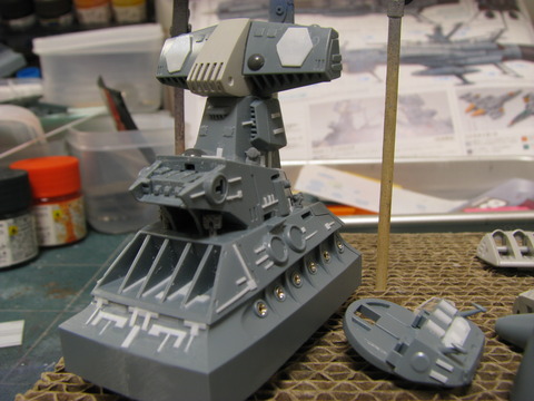 「ーー様製作ご依頼品」アンドロメダ級一番艦アンドロメダ(1/1000) 1/1000 バンダイ アンドロメダ級一番艦アンドロメダ 3艦目 制作