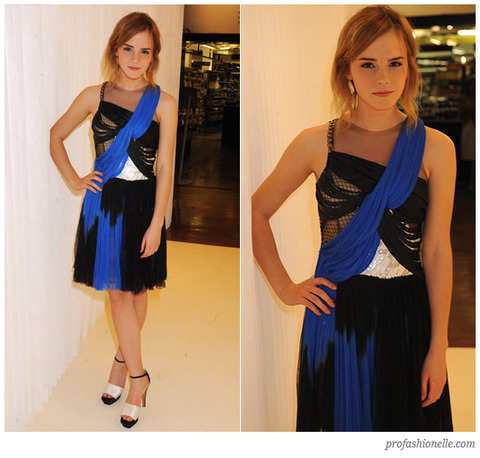 emma-watson-rodarte-spring-2009-black-blue-dress