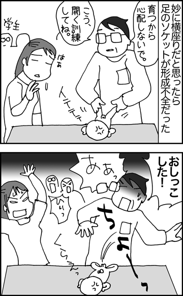 ちくわの穴から星☆を見た *4コマ-ベビ期2