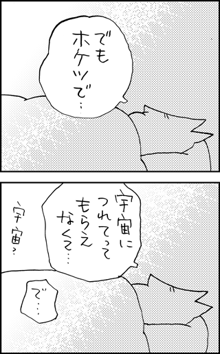 ちくわの穴から星☆を見た *4コマ-初夢3