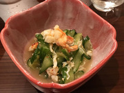 蟹と胡瓜の酢の物 風鈴亭