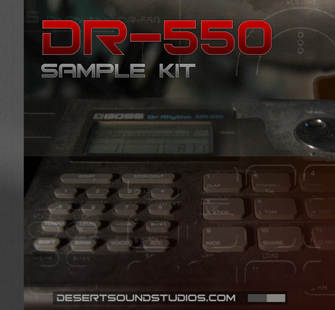 リズムマシンの名機「BOSS DR-550」の24bitフリー音源キット : タイム