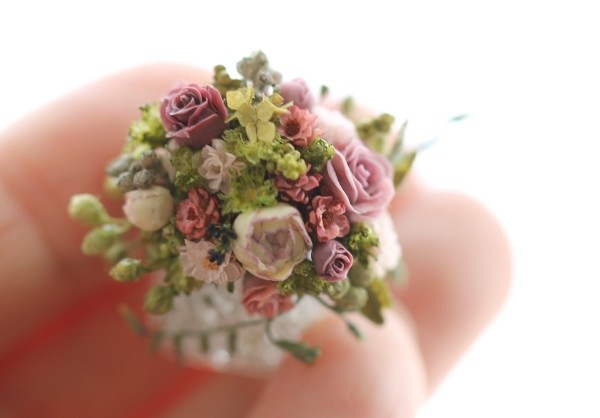 ミニチュアアートフラワー,有名おすすめ作家,shibazukeparipari,花