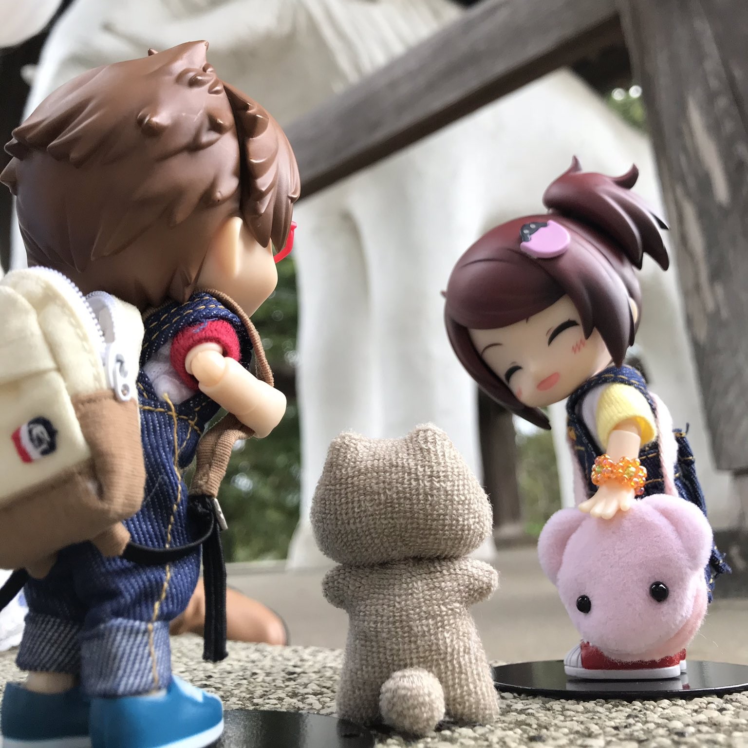 キューポッシュアン,野外撮影,ディノ,お出かけ,グリちゃん,ドール