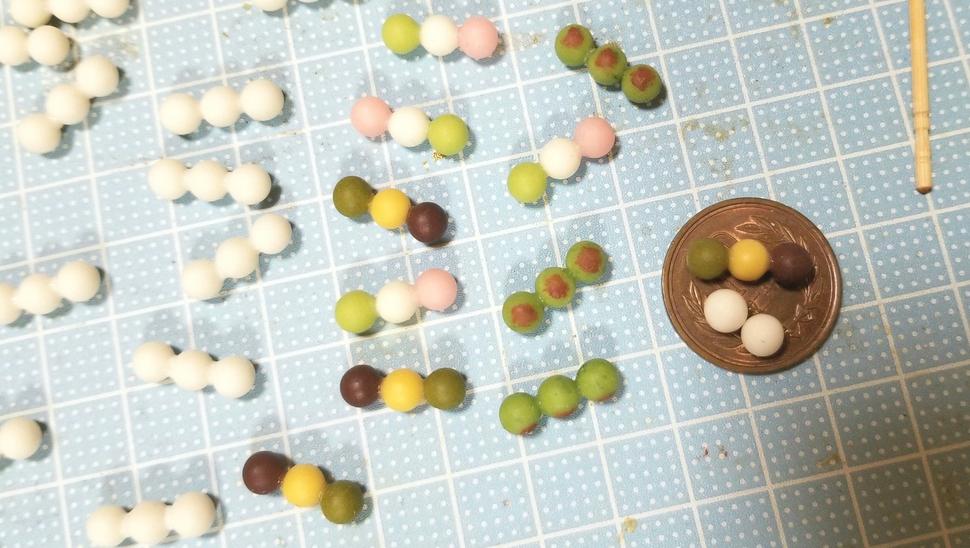 よもぎのミニチュアフードブログ,おいしい串団子の作り方,おすすめ