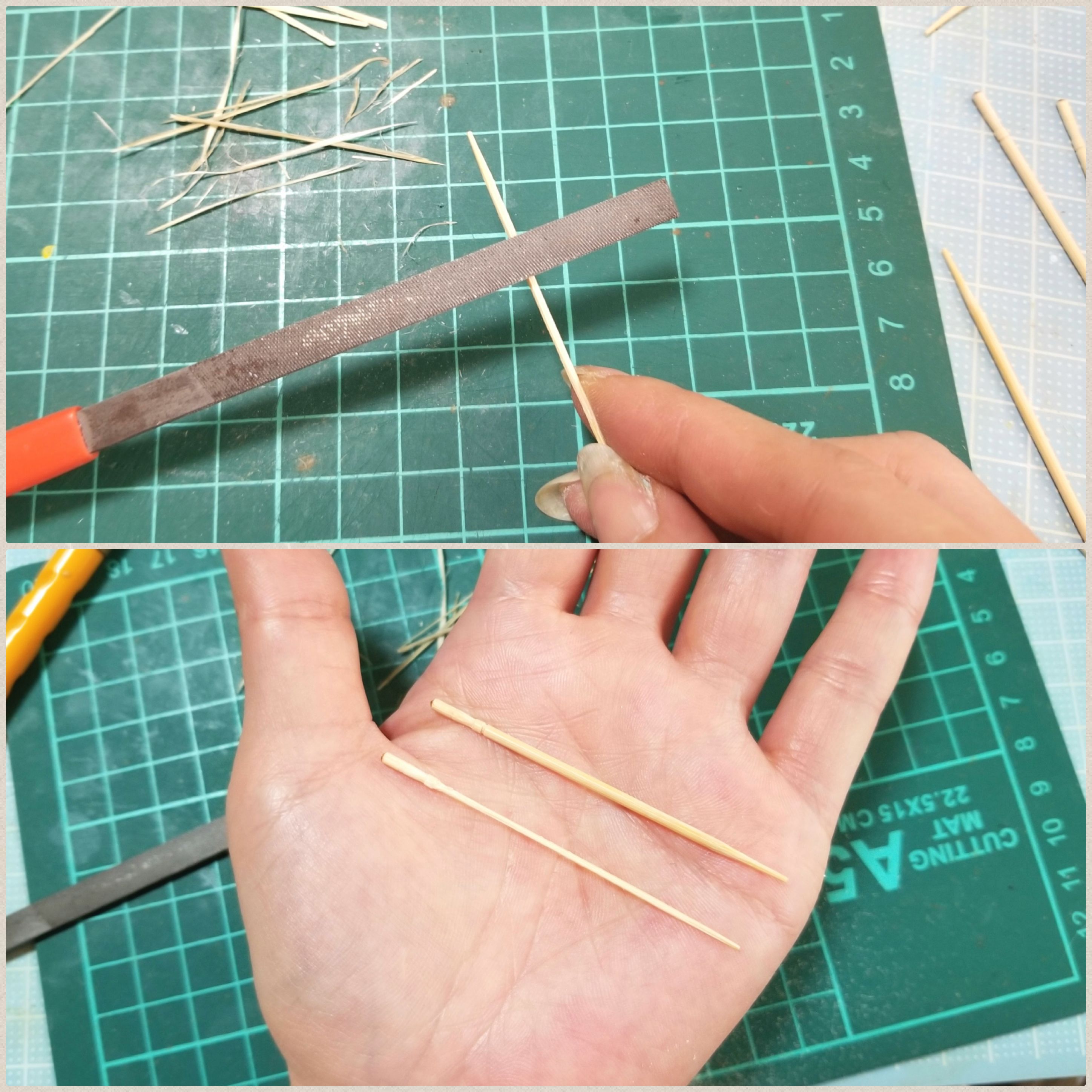 ミニチュアフードの作り方,和菓子だんご串,ポイント,初心者,樹脂粘土