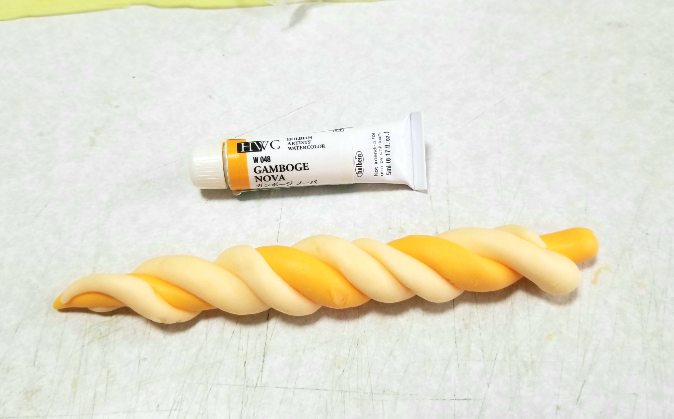 ミニチュア,和菓子,夏みかん大福,作り方,樹脂粘土,ハンドメイド