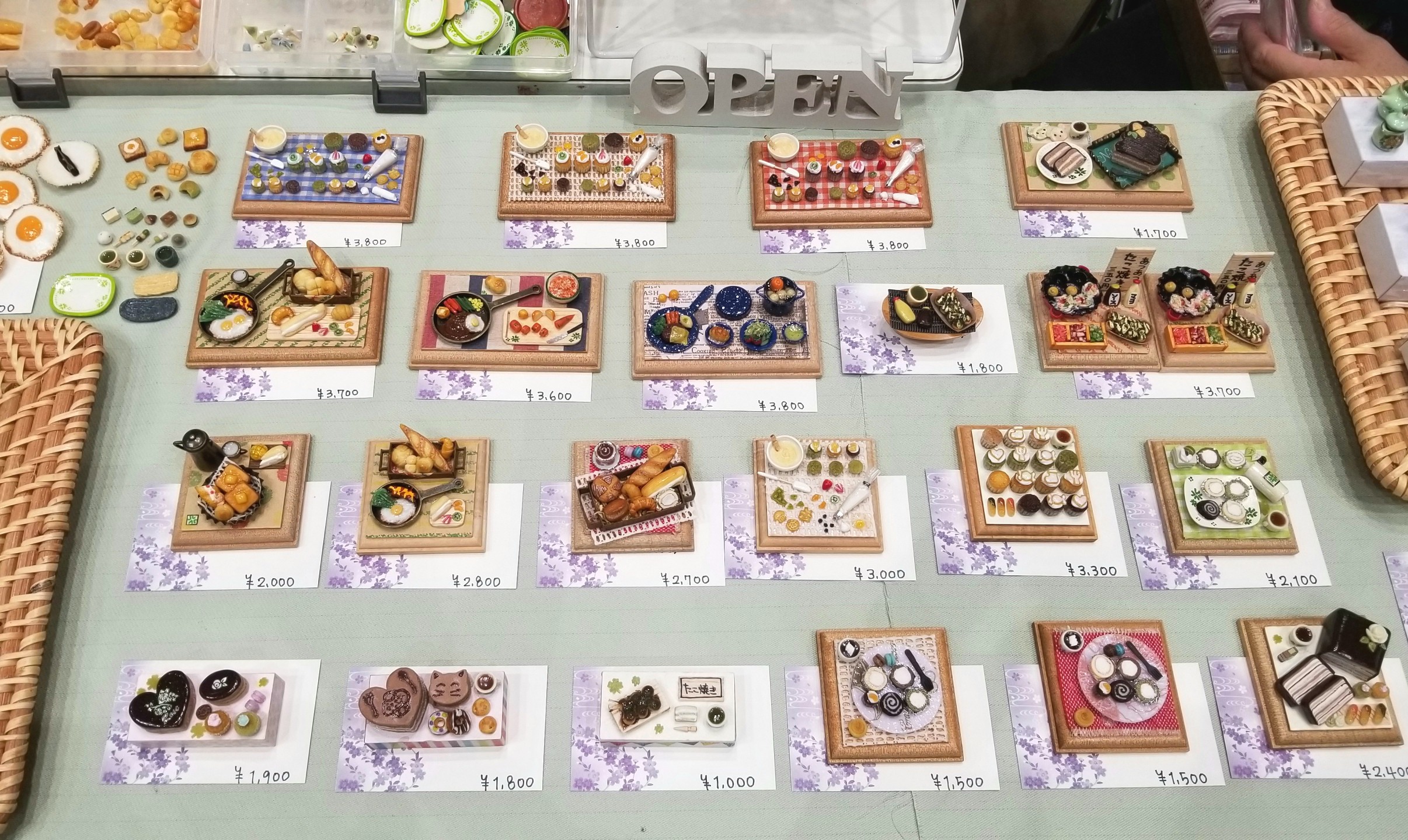 ミニチュアフード,ハンドメイドインジャパンフェス,食品サンプル