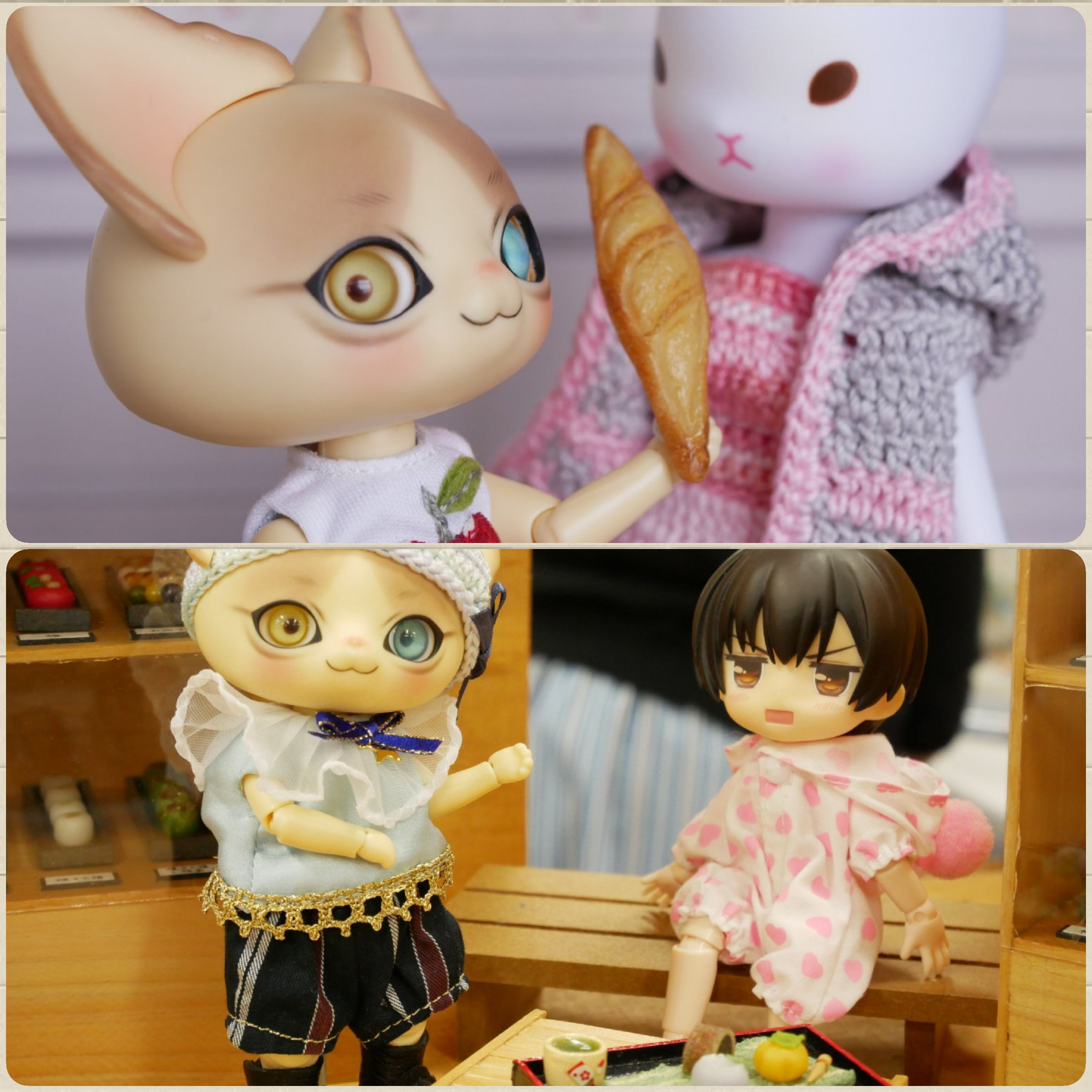 ミニチュアイベント,豆ピカソ,オビツろいど,ドール撮影,ドール用小物