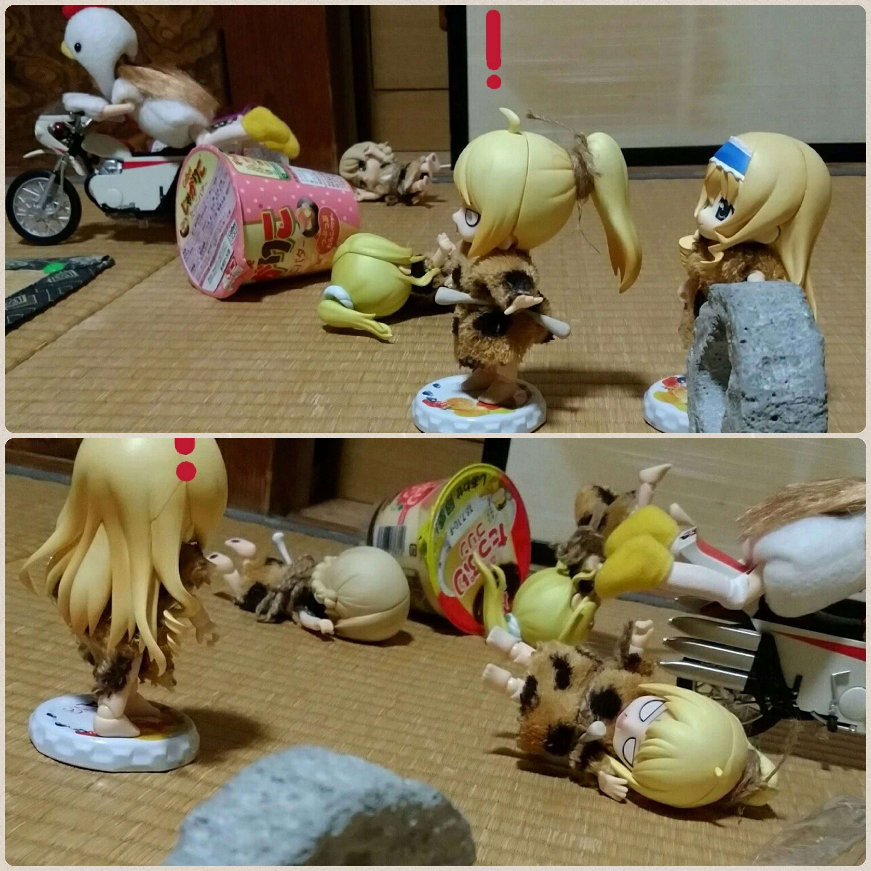 原始人の物語,キューポッシュ,ドール遊び,食糧調達の邪魔をされる