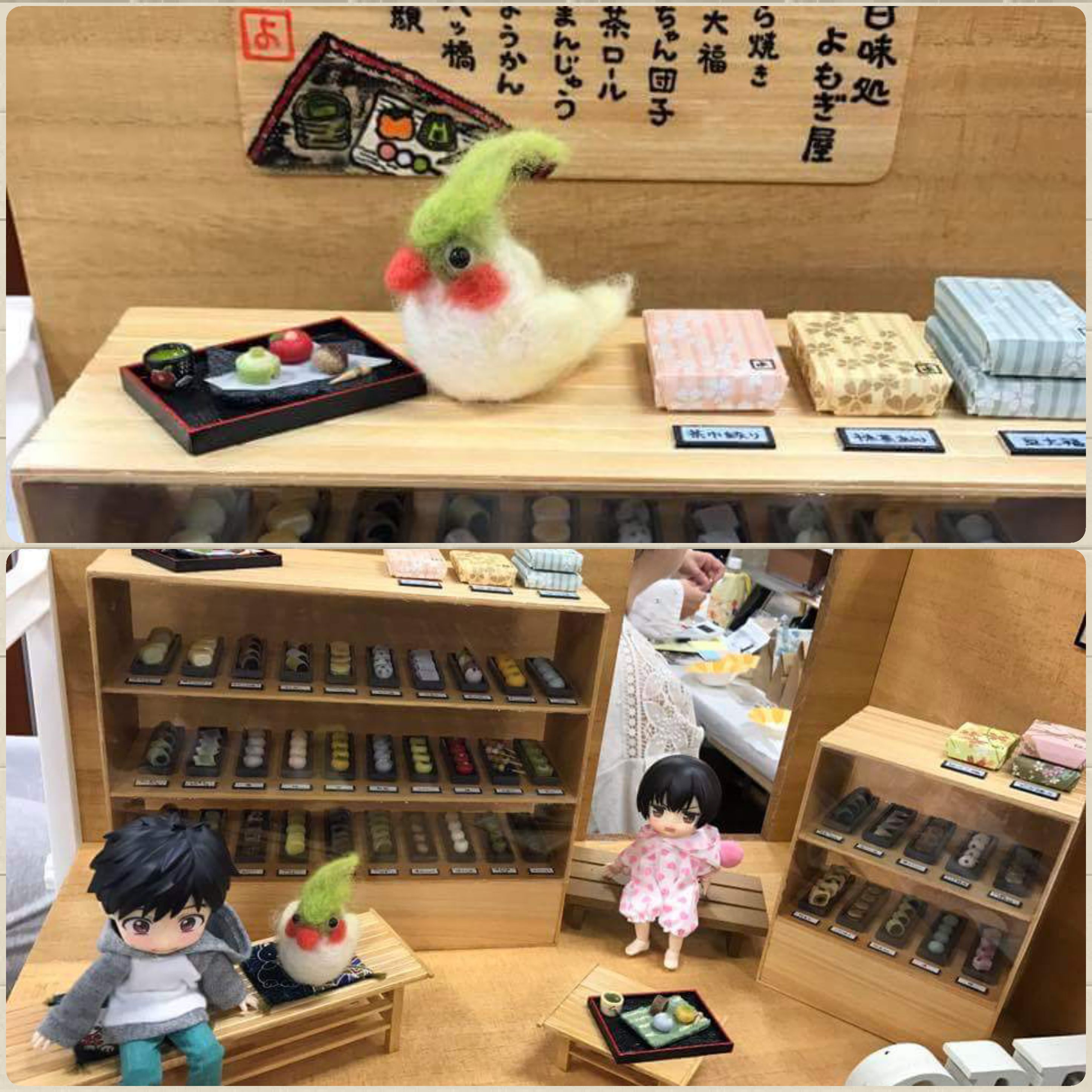 オビツろいど,鳥,ぬい撮り,甘味処,ねんどろ,ドール撮影,イベント