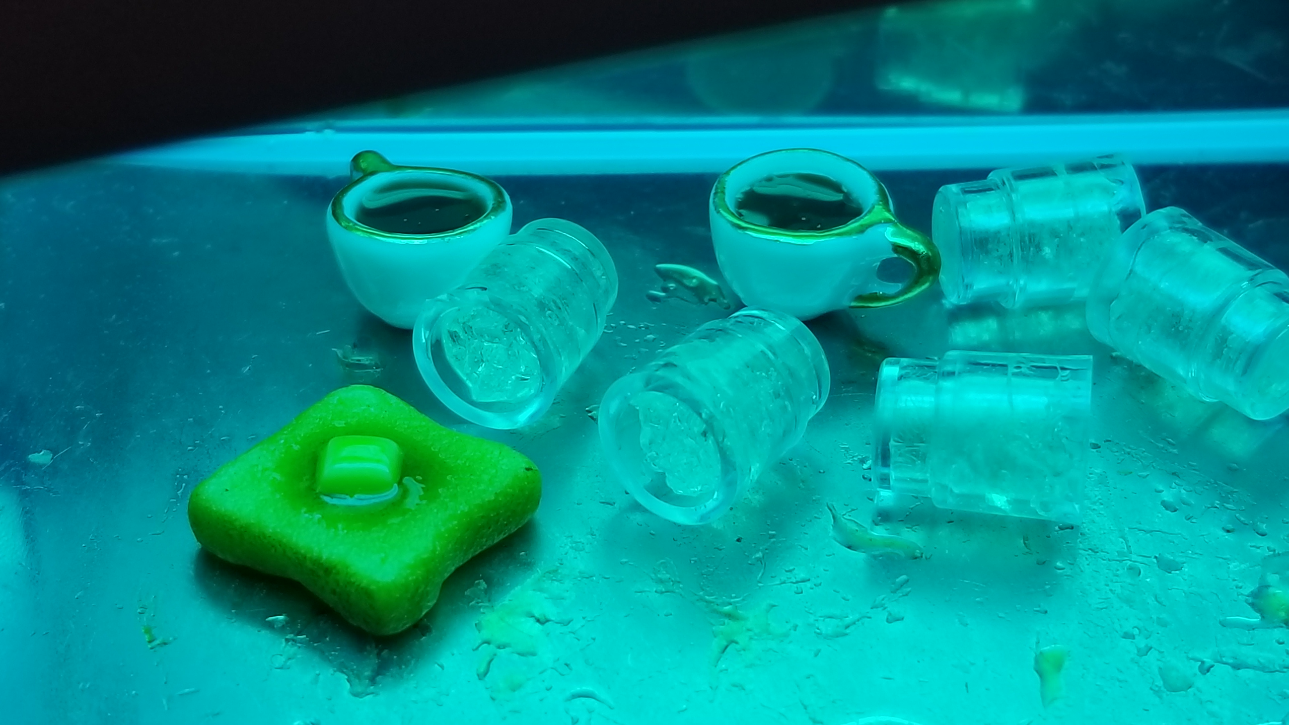ミニチュアフード,ドリンク飲み物,レジン,製作作り,よもぎブログ