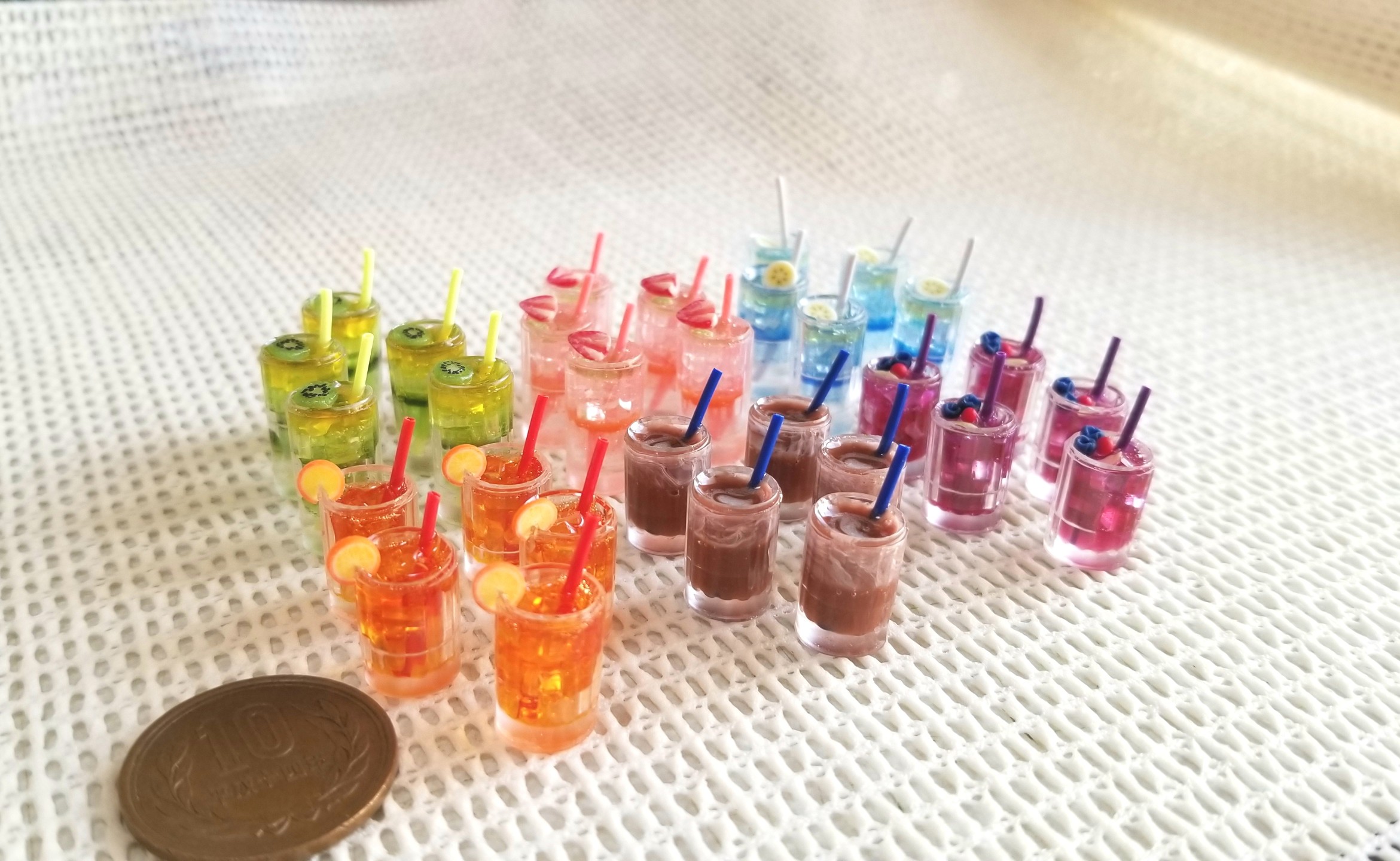 ミニチュア,ドリンク,飲み物,ジュース,レジン,食品サンプル,オビツ