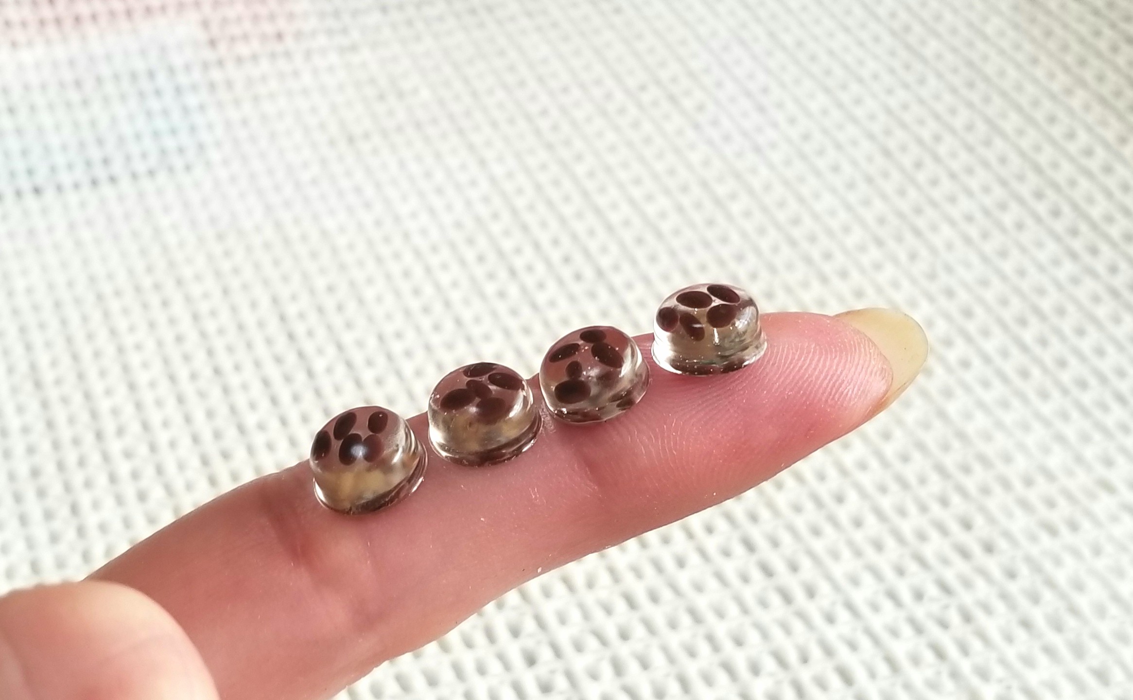 ミニチュアフード,粒あん,和菓子,創作水ようかん,作り方,樹脂粘土