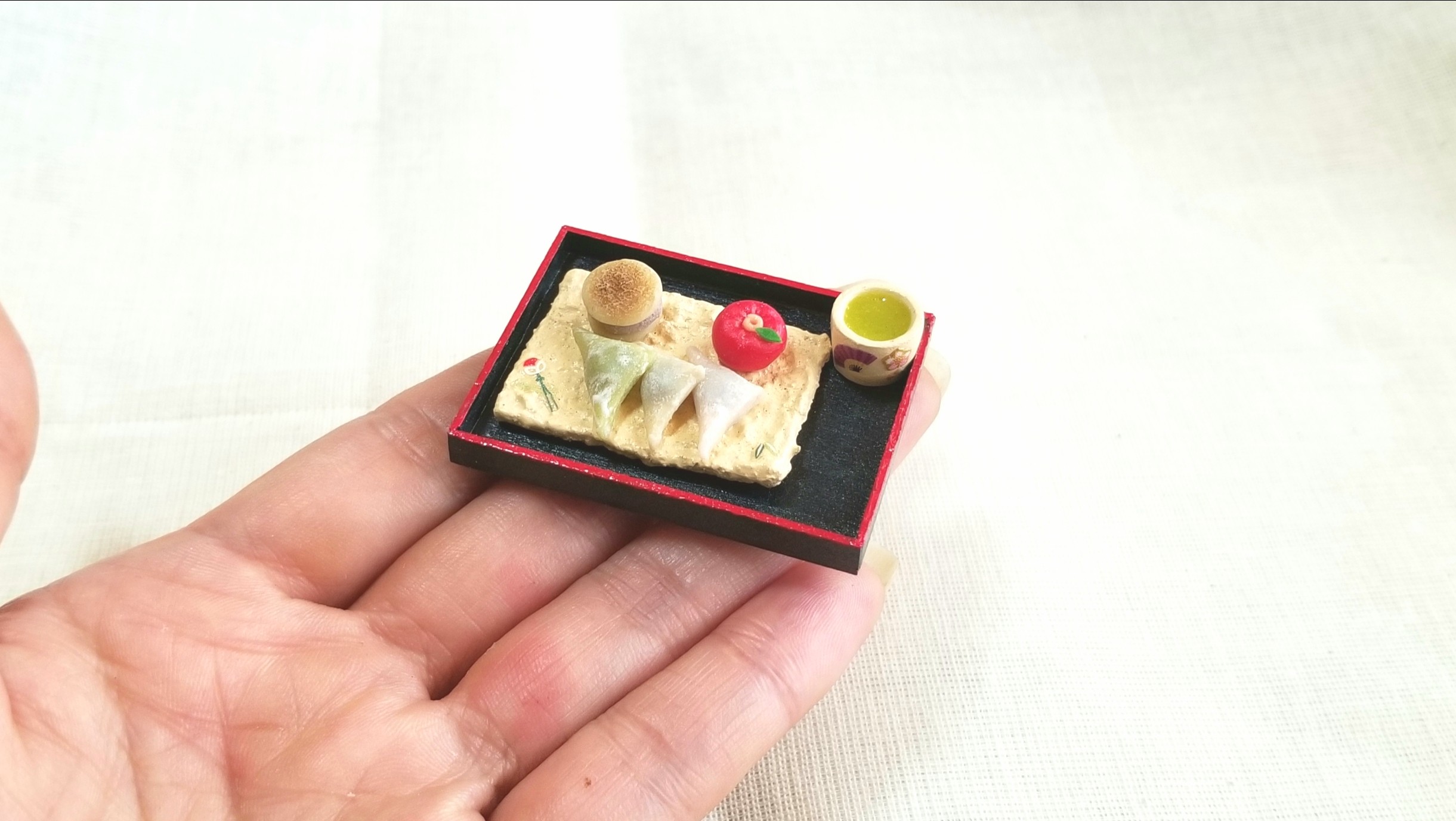 美味しい生和菓子,ミンネで販売中,ミニチュアフード,樹脂粘土,玩具
